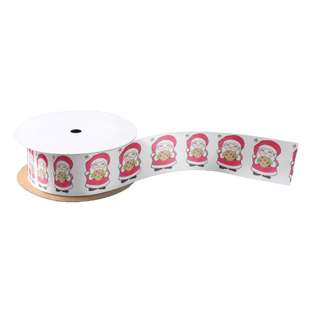 Santa Lieben Cookies Ribbon Satinband (Spule)