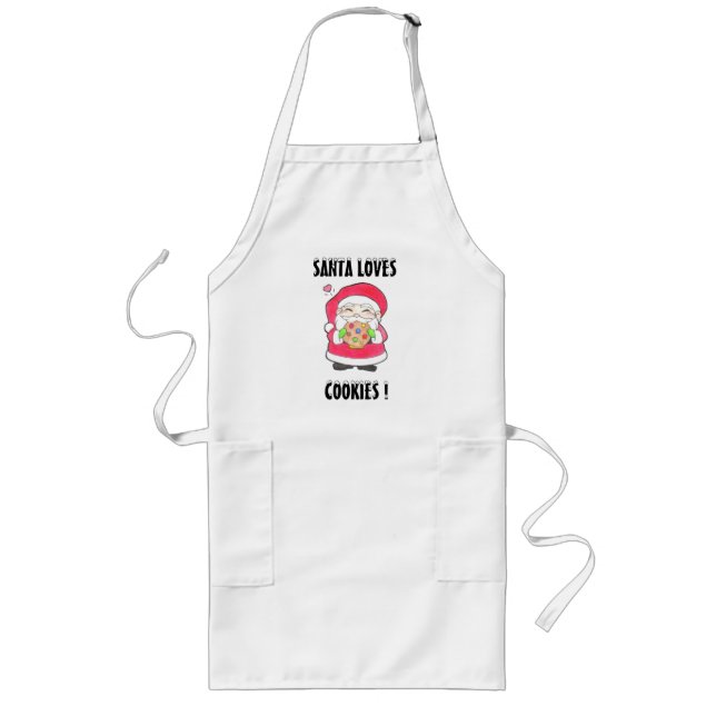 Santa Lieben Cookies Schürze (Vorne)