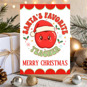 Santa Lieblingslehrer Lustiges Weihnachten