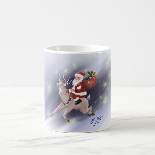 Santa liefert Tasse (Mittel)