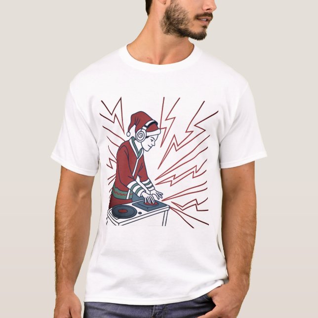 Santa Lightning Mix T-Shirt (Vorderseite)