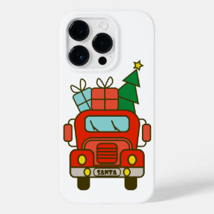 Santa LKW Vorderansicht Frohe Weihnachten Case-Mate iPhone 14 Pro Hülle