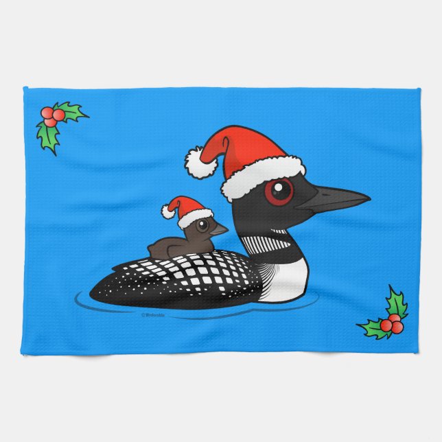 Santa Loon Geschirrtuch (Horizontal)