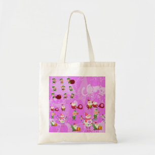 Santa Magisches Rosa Neu  Tragetasche