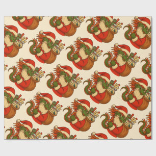 Santa Mahj Geschenkverpackung Geschenkpapier