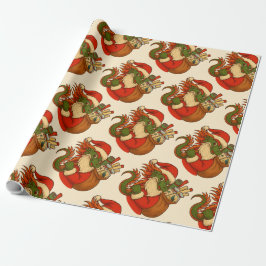 Santa Mahj Holiday Gift Wrapping Geschenkpapier