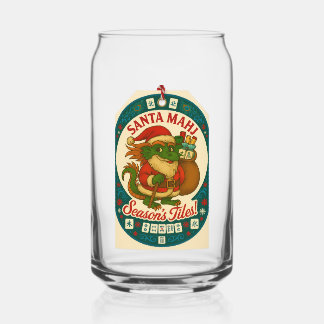 Santa Mahj Pintglas - Prost! Dosenglas