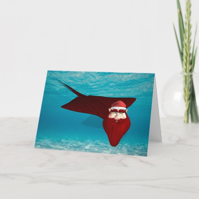 Santa Manta Feiertagskarte (Vorderseite)
