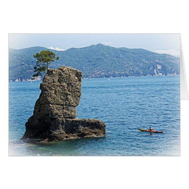 Santa Margherita Ligure - Italien Grußkarte (Vorderseite (Horizontal))