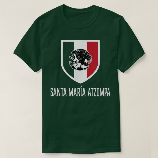 Santa Maria Atzompa, Meico Meican T-Shirt (Design vorne)