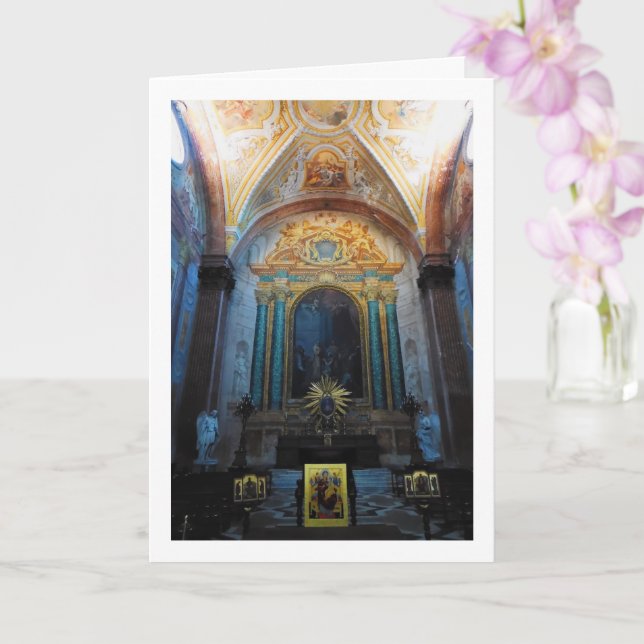 Santa Maria degli Angeli Portrait, Rom, Italia Karte (Orchidee)