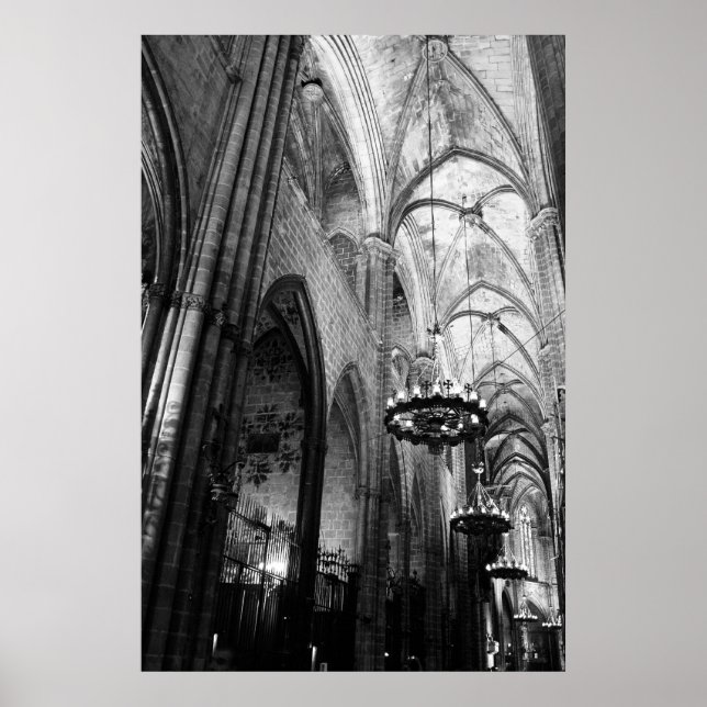 Santa Maria del Mar, Barcelona Poster (Vorne)