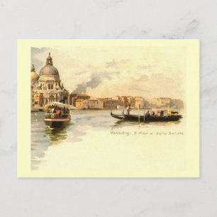 Santa Maria della Salute, Venedig, Italien Vintage Postkarte