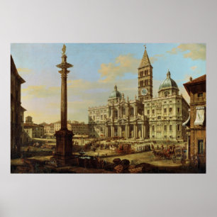 Santa Maria Maggiore, Rom, 1739 Poster
