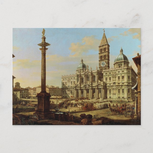 Santa Maria Maggiore, Rom, 1739 Postkarte (Vorderseite)