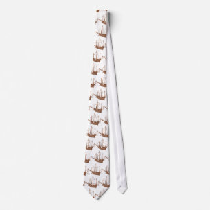 Santa Maria Sailboat Necktie Krawatte