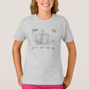 Santa Maria - Schiffsplänen SD T-Shirt