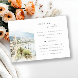 Santa Marta Kolumbien Landschaft Hochzeitsempfang Begleitkarte