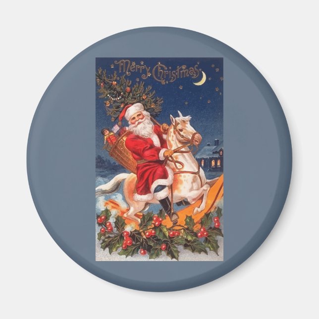 Santa Merry Christmas Magnet (Vorne)