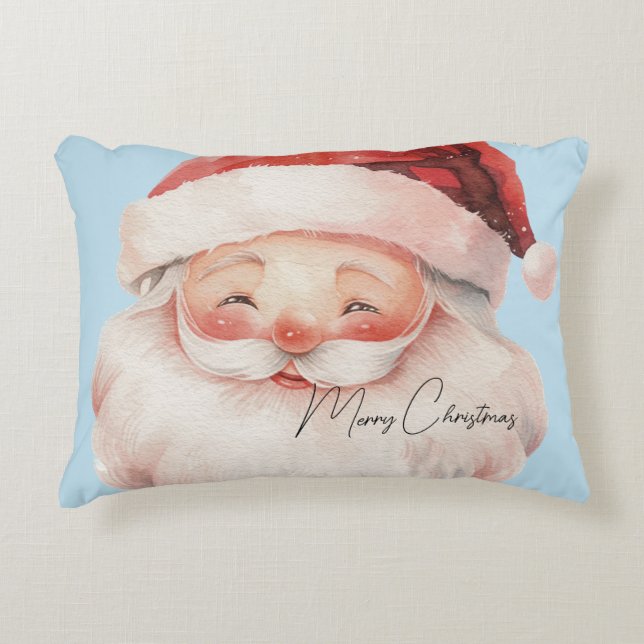 Santa Merry Christmas Pillow Dekokissen (Vorderseite)