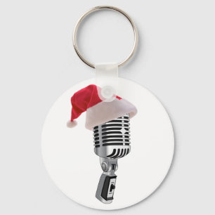 Santa-Mikrofon Schlüsselanhänger