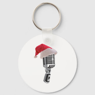 Santa-Mikrofon Schlüsselanhänger