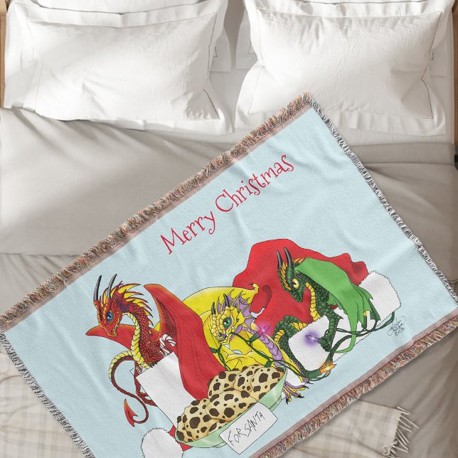 Santa Milk Cookies Dragons Decke (Von Creator hochgeladen)