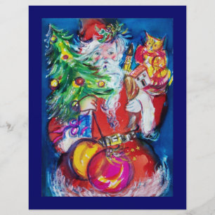 SANTA MIT CHRISTMAS TREE UND GIFTS FLYER