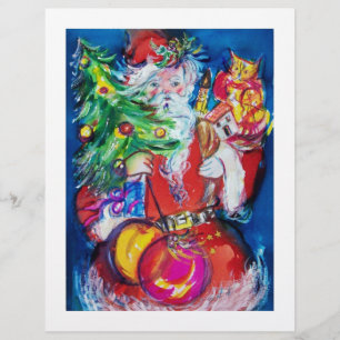 SANTA MIT CHRISTMAS TREE UND GIFTS FLYER