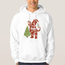 Santa mit Geschenken White Hoodie
