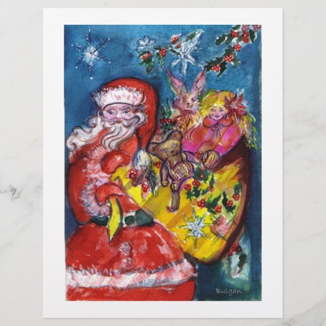 SANTA MIT GIFTS FLYER (Vorne)