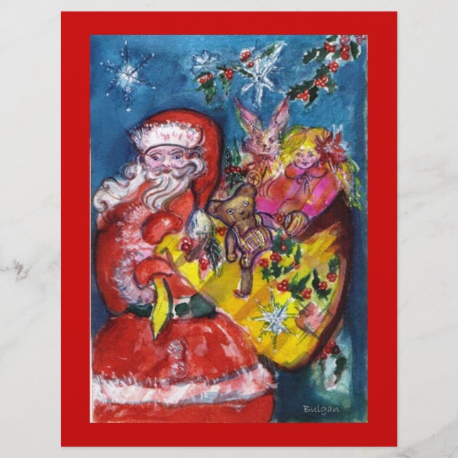 SANTA MIT GIFTS FLYER (Vorne)