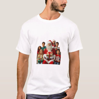 Santa mit Kindern T-Shirts