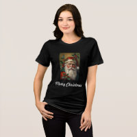 Santa mit Mistelzweig