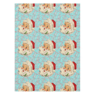 Santa mit Pfefferminz Tischdecke