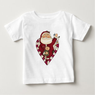 Santa mit Ragdoll Hemden und Geschenken Baby T-shirt
