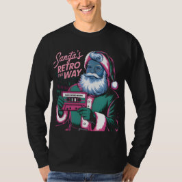 Santa Mixtape - 80er Weihnachten Nostalgie T-Shirt