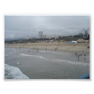 Santa Monica Beach Fotodruck