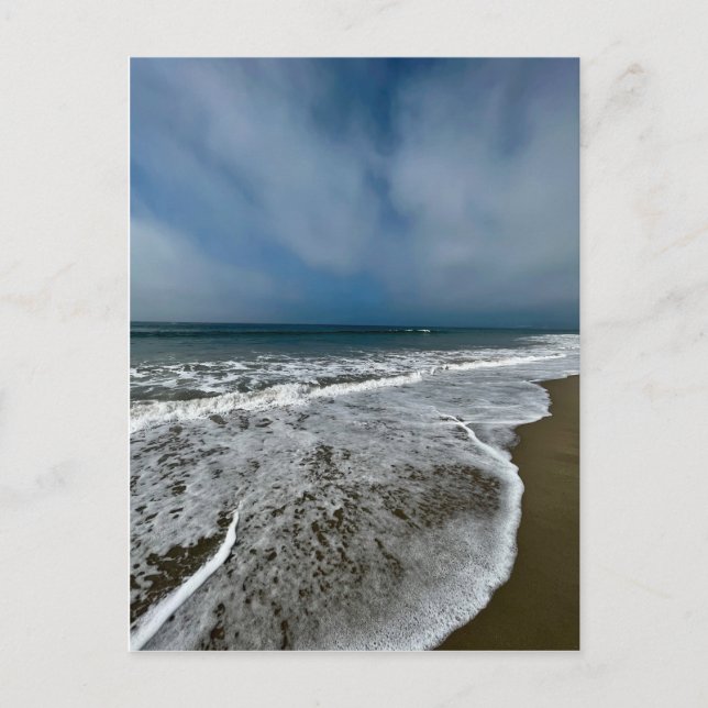 Santa Monica Beach im Herbst. Postkarte (Vorderseite)