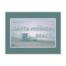 Santa Monica Beach, Kalifornien Postcard
