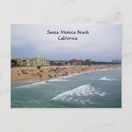 SANTA MONICA BEACH, KALIFORNIEN Postkarte