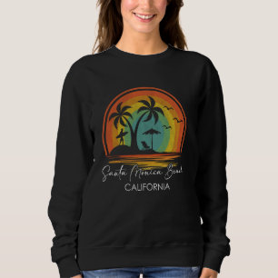 Santa Monica Beach Kalifornien Sommerurlaub Trop Sweatshirt