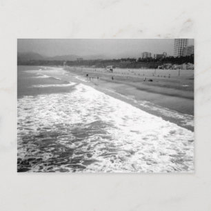 Santa Monica Beach Postkarte