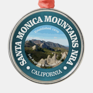 Santa Monica Berge NRA Ornament Aus Metall
