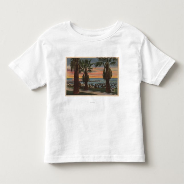 Santa Monica, CA - Yacht-Hafen und Kleinkind T-shirt (Vorderseite)