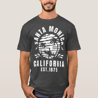 Santa Monica California Beach Surf Sommerferien T-Shirt