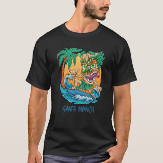 Santa Monica California Beach Tour Surfin T-Shirt