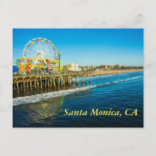 Santa Monica California Postcard Postkarte