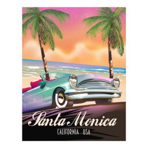 Santa Monica California USA Fotodruck