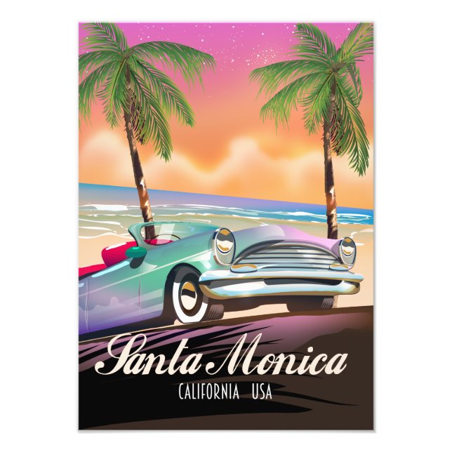 Santa Monica California USA Fotodruck (Vorne)